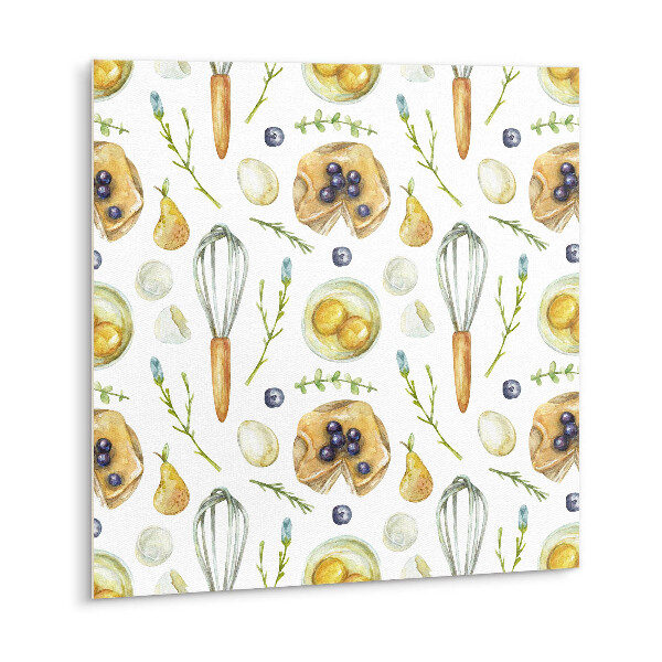 Vinyl tegels Fruit en pannenkoeken
