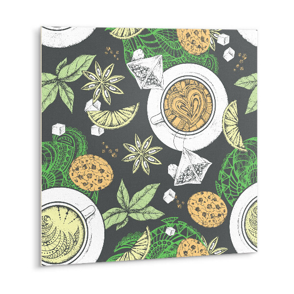 Zelfklevende vinyl tegels Koffie en thee