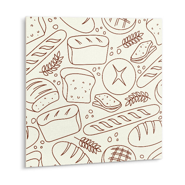 Vinyl tegels zelfklevend Cartoonbrood