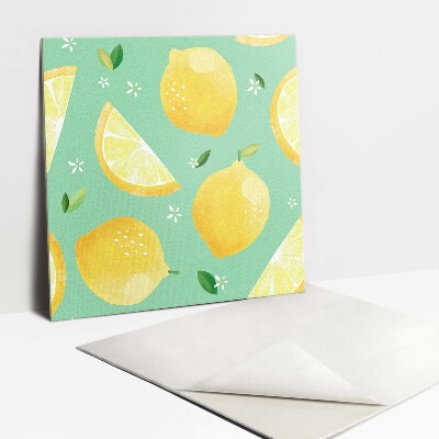 Vinyl tegels Cartoon citroen