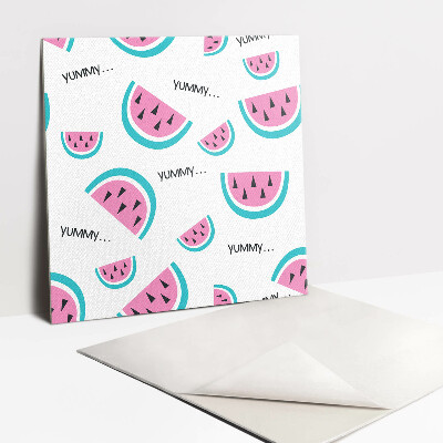 Vinyl tegels Stripboek watermeloen