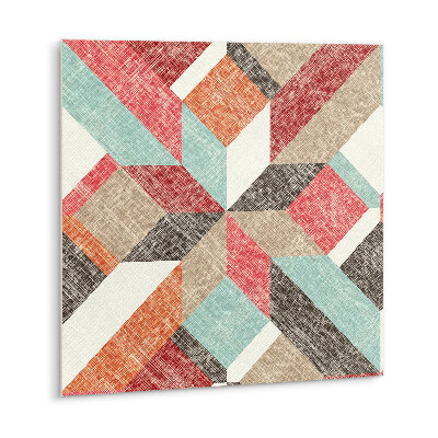 Vinyl tegels zelfklevend Kleurrijke abstractie