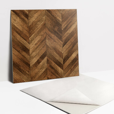 Vinyl tegels Bruine planken