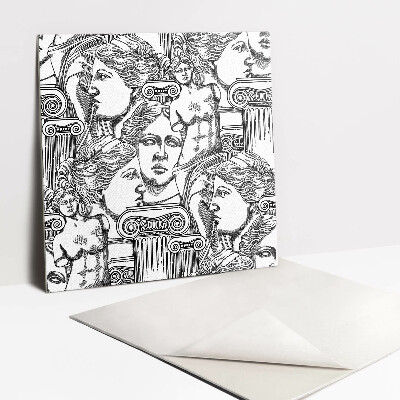 Vinyl tegels zelfklevend Oud motief