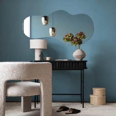 Asymmetrische spiegel met modern design
