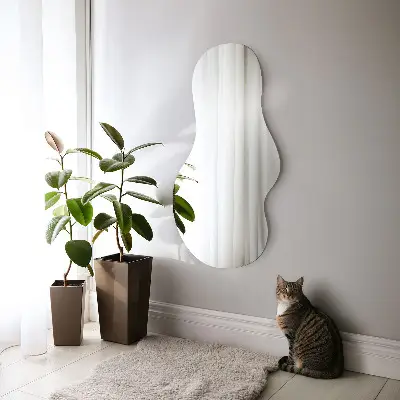 Asymmetrische spiegel met modern design