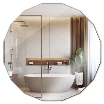 Geometrische spiegel met een originele vorm