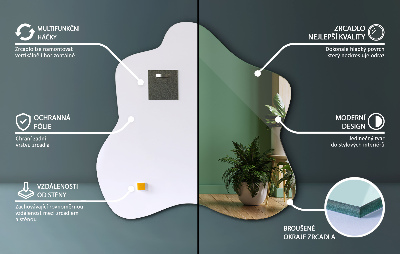 Spiegel vlek asymmetrische