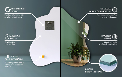 Spiegel vlek asymmetrische