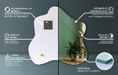 Spiegel vlek asymmetrische