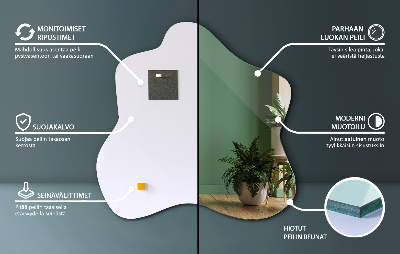 Spiegel vlek asymmetrische