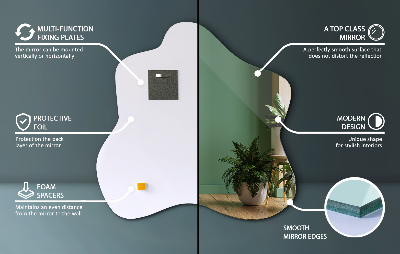 Spiegel vlek asymmetrische