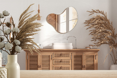 Organische vorm spiegel zonder frame