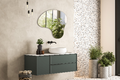 Organische vorm spiegel zonder frame