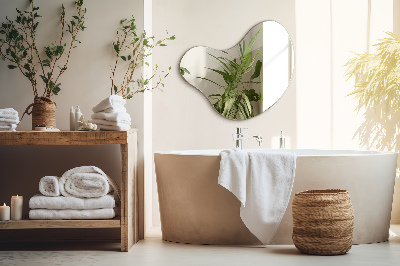 Organische vorm spiegel zonder frame