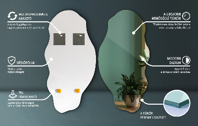 Spiegel asymmetrisch stijlvolle accessoire