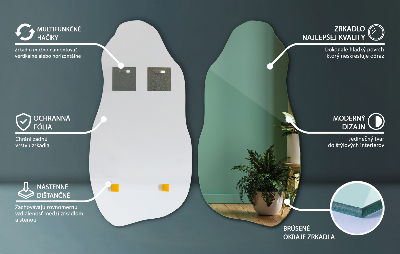 Onregelmatige spiegel moderne stijl