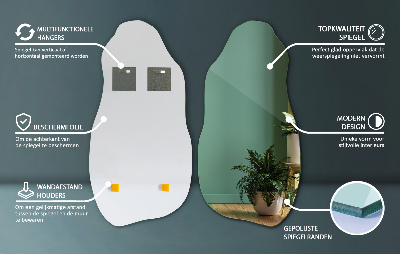 Onregelmatige spiegel moderne stijl