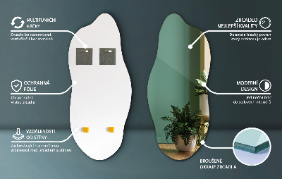 Spiegel asymmetrisch modern