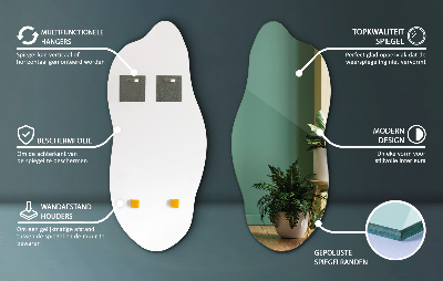 Spiegel asymmetrisch modern