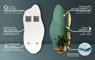 Spiegel asymmetrisch modern