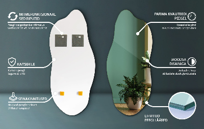 Spiegel asymmetrisch modern