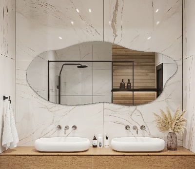 Spiegel asymmetrisch modern