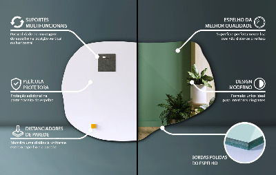 Asymmetrische spiegel uniek