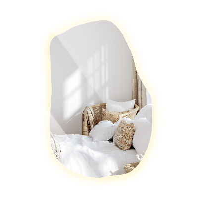 Asymmetrische spiegel led uniek