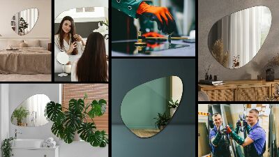 Organische vorm spiegel modern style