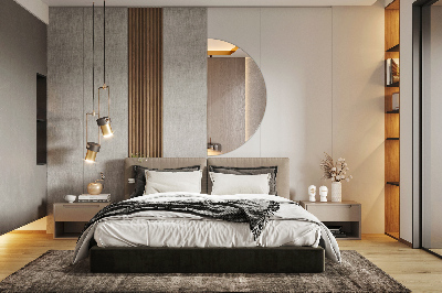 Spiegel halve cirkel zonder frame