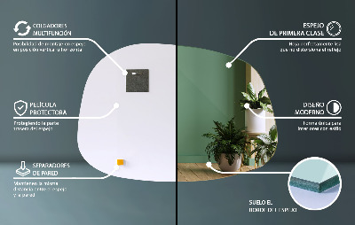 Spiegel organisch subtiele vorm