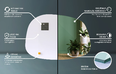 Spiegel organisch subtiele vorm