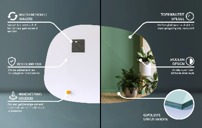 Spiegel organisch subtiele vorm