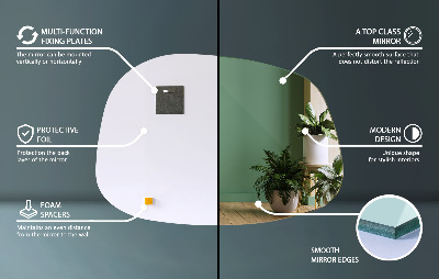 Spiegel organisch subtiele vorm