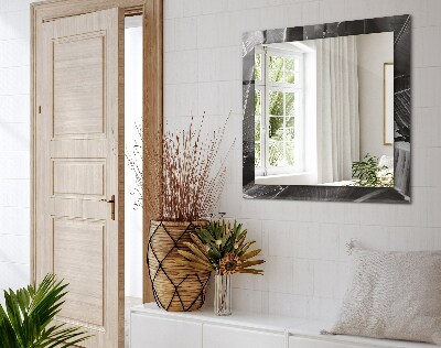 Rechthoekige spiegel met print Bananenbladeren