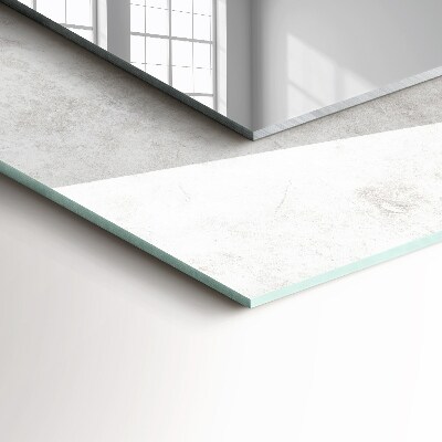 Rechthoekige spiegel met decoratie Grijs textuurpatroon