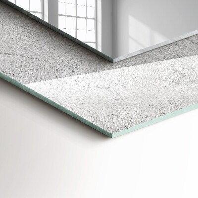 Rechthoekige spiegel met decoratie Gebarsten betonoppervlak