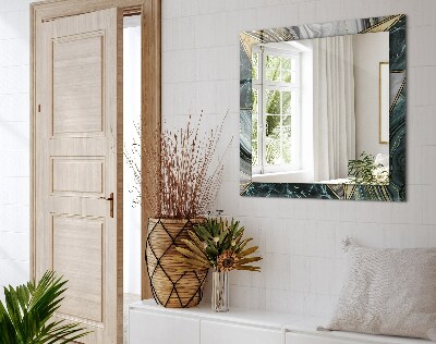 Rechthoekige spiegel met decoratie Abstracte geometrische patronen