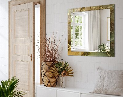 Rechthoekige spiegel met decoratie Abstracte kunst