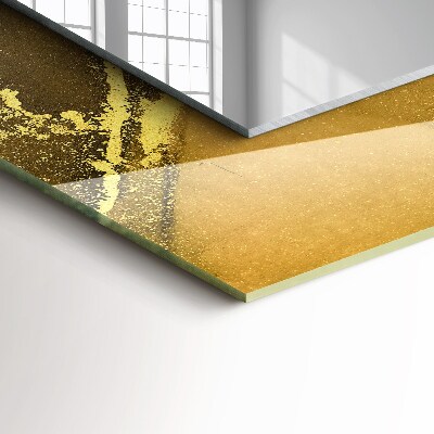 Rechthoekige spiegel met decoratie Abstracte kunst