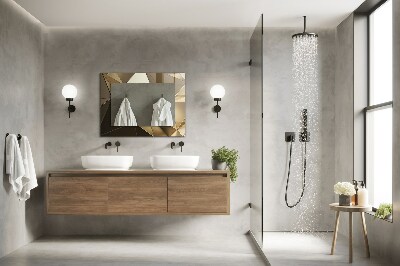 Rechthoekige spiegel met decoratie Geometrische vormen