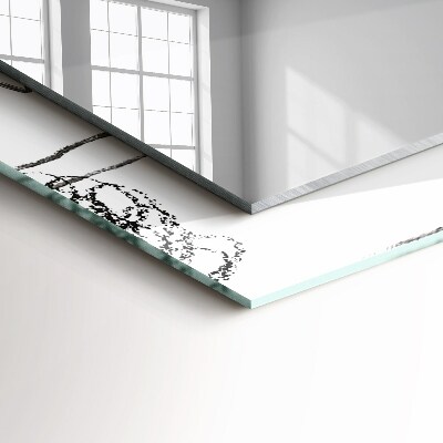 Rechthoekige spiegel met decoratie Abstracte moderne patronen