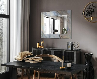 Rechthoekige spiegel met print Abstracte kleurrijke patronen