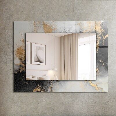 Rechthoekige spiegel met decoratie Abstracte moderne kunst