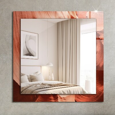 Rechthoekige spiegel met print Woestijn Canyon Rotsen