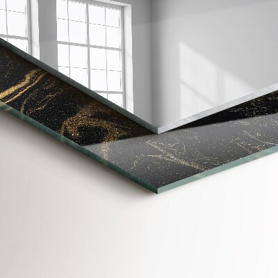 Rechthoekige spiegel met decoratie Abstract marmerpatroon