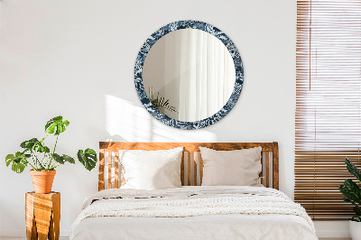 Bedrukte ronde spiegel Collage ny