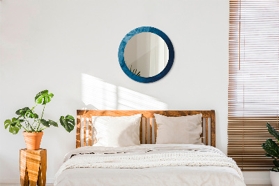 Ronde spiegel met decoratie Abstracte kunst