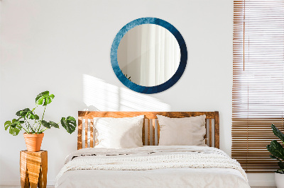 Ronde spiegel met decoratie Abstracte kunst